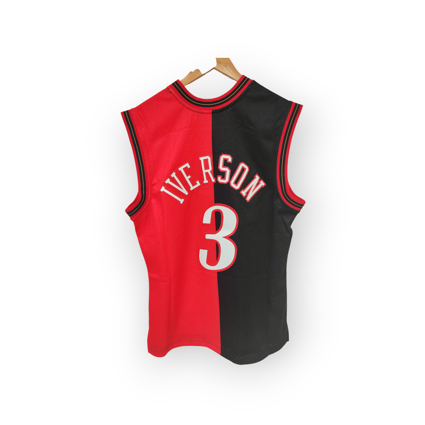 Mitchell & Ness Philadelphia 76ers Split Legacy NBA Jersey, #3 Iverson, Size Medium