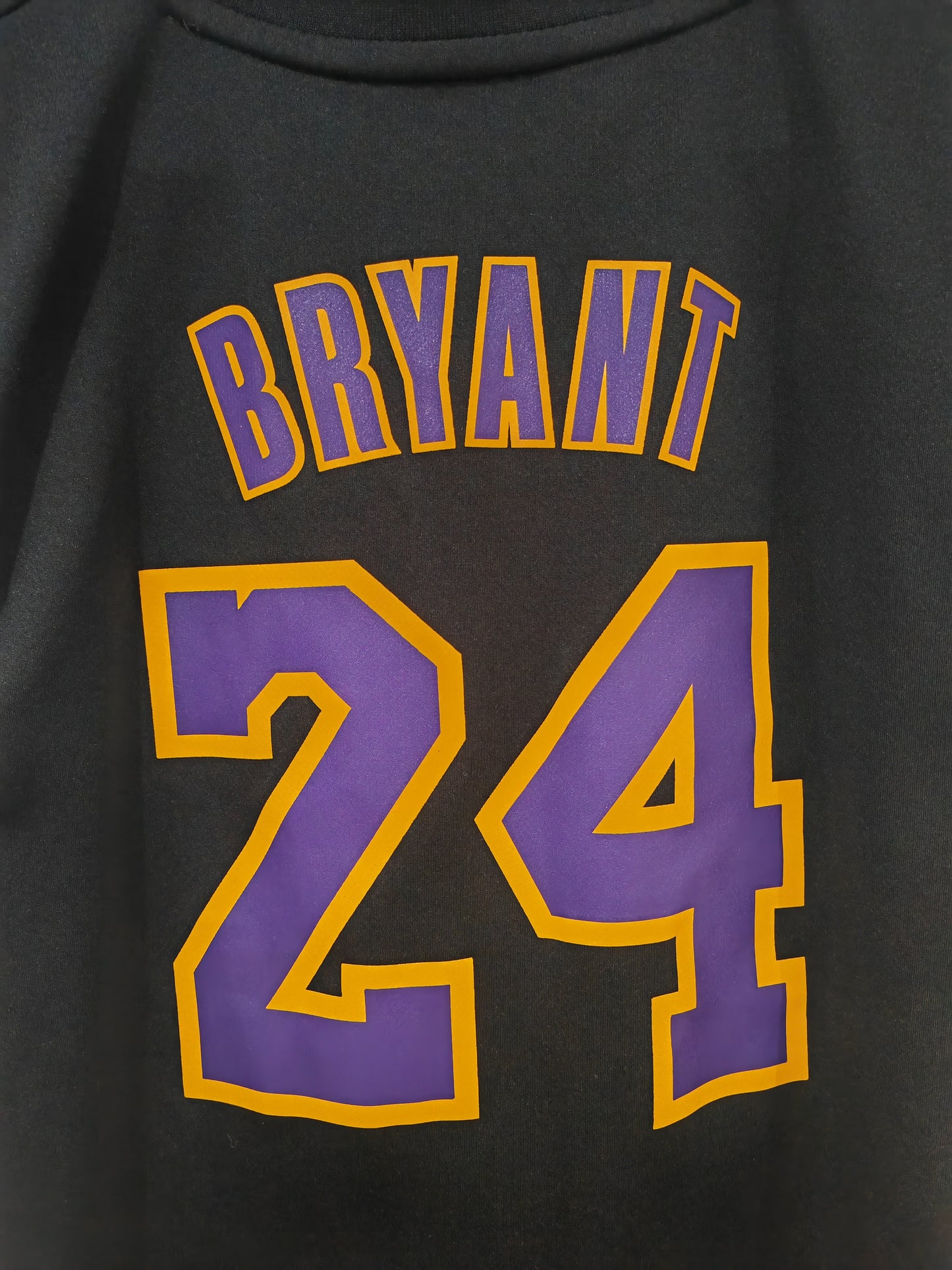 Adidas Los Angeles Lakers Hollywood Nights NBA Jersey, #24 Bryant, Black, Size Small
