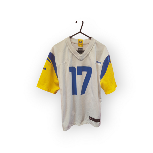 Youth Nike Los Angeles Rams NFL Jersey, #17 Woods, White, Size YL
