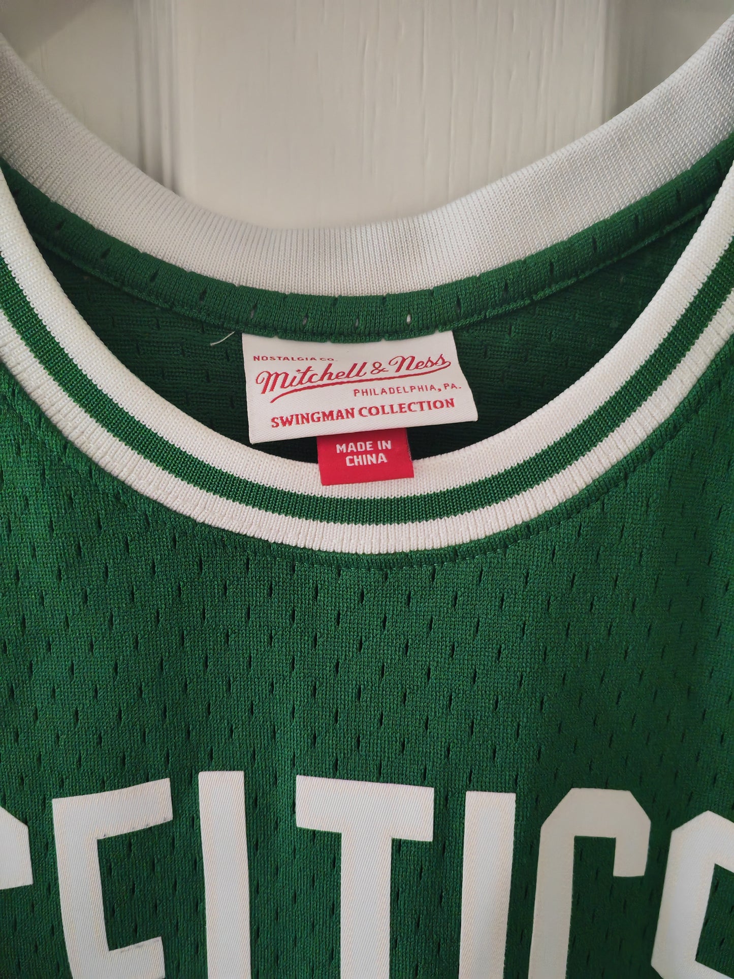 Mitchell & Ness Boston Celtics 1985/86 Jersey, #33 Bird, Green, Size Medium