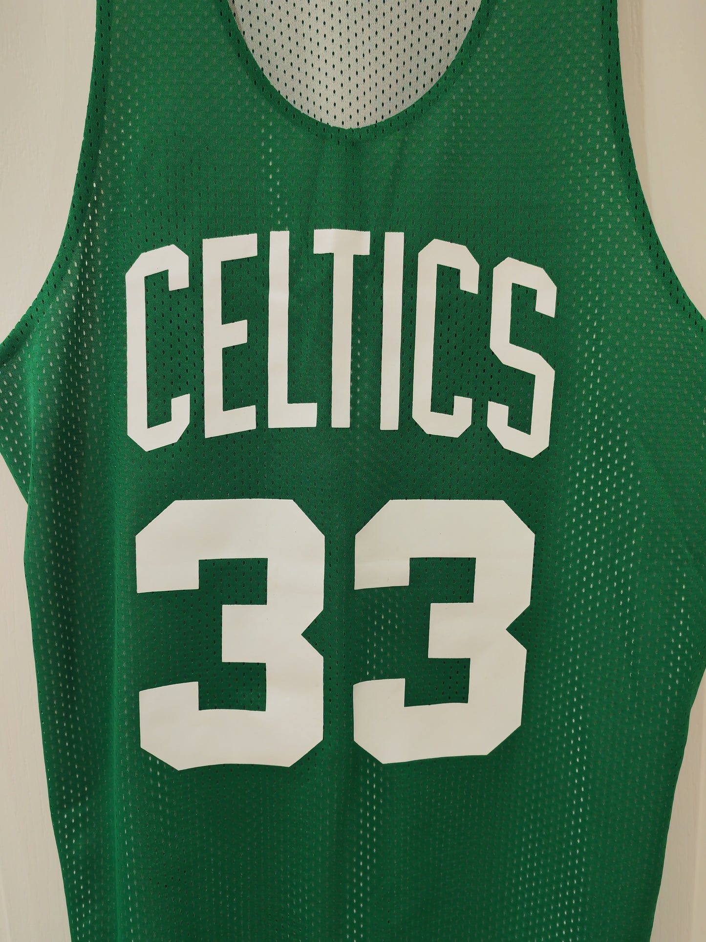 Mitchell & Ness Boston Celtics Reversible Training Jersey, #33 Bird, Size Small