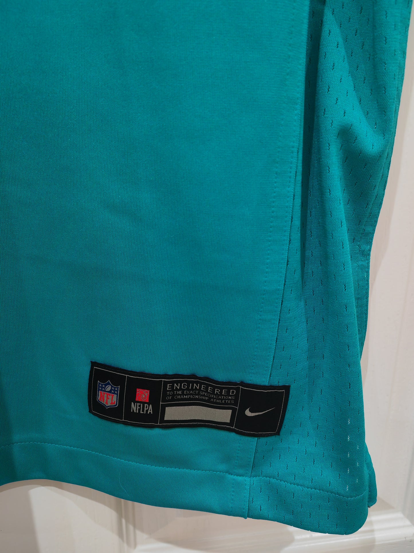 Nike Miami Dolphins NFL Jersey, #1 Tagovailoa, Aqua Blue/Green, Size Small