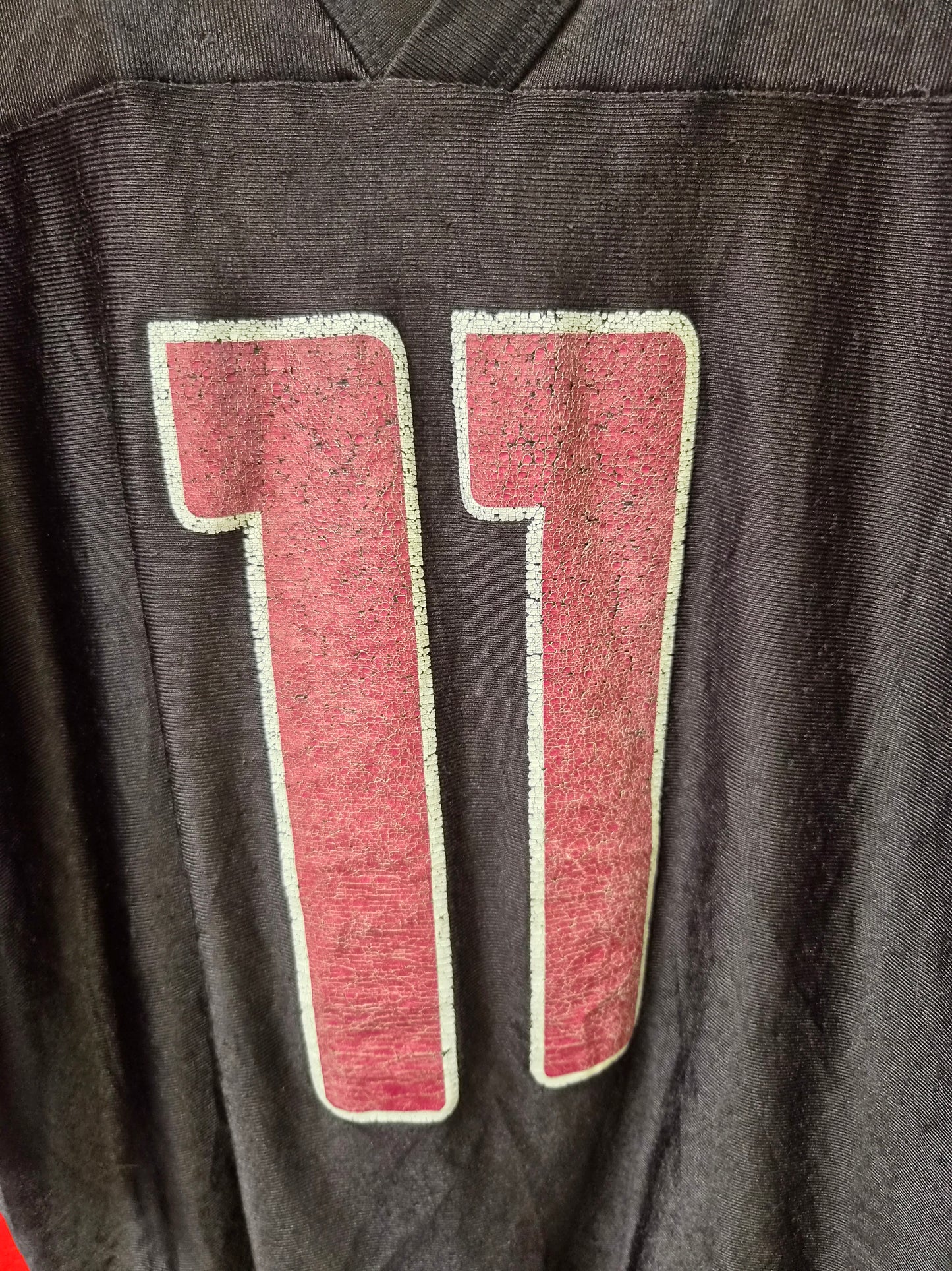 NFL Apparel Arizona Cardinals Jersey, #11 Fitzgerald, Black, Size XXL