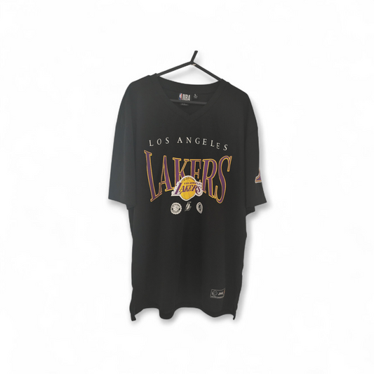 Primark NBA Los Angeles Lakers Short Sleeve T Shirt, Black, Size Large
