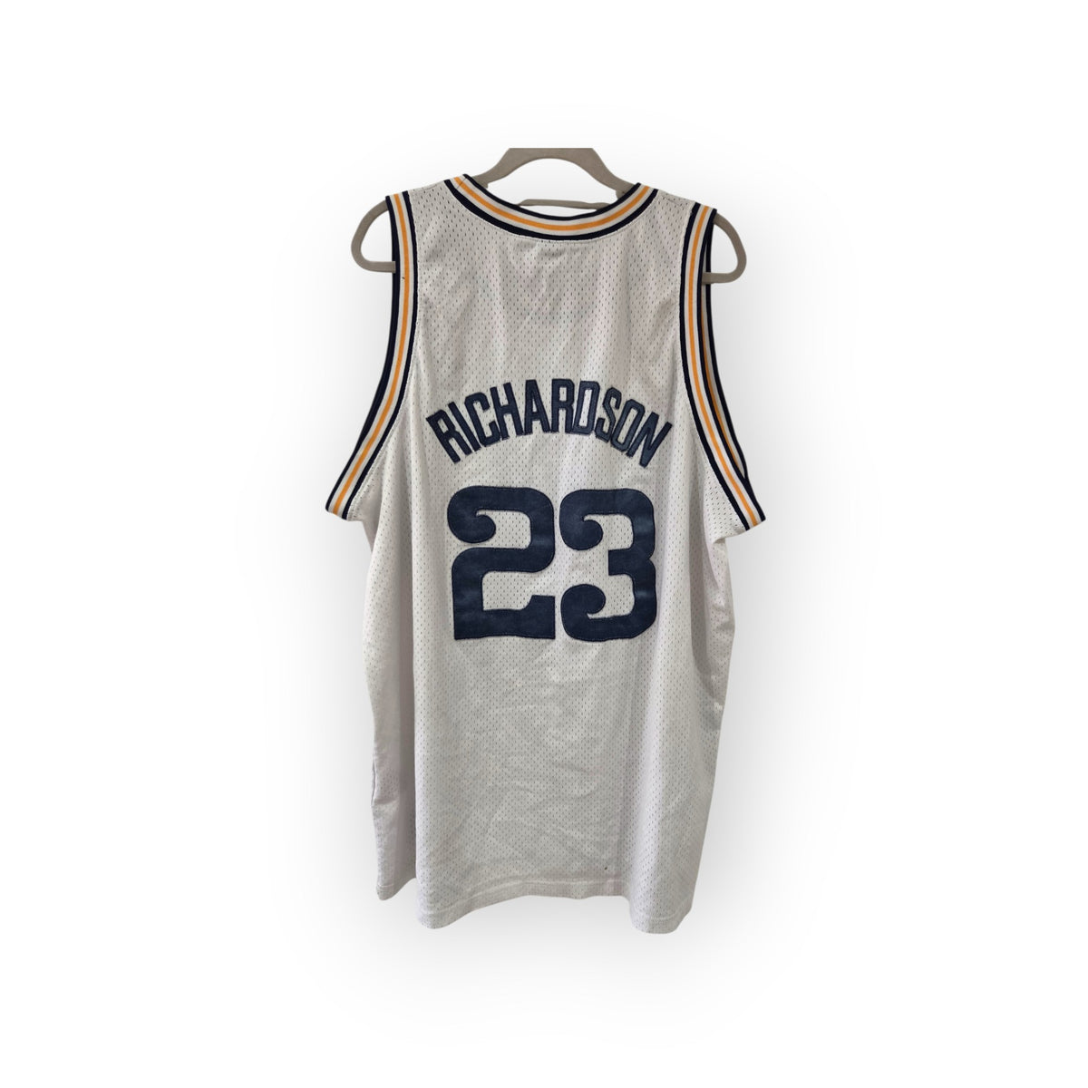 Nike Golden State Warriors NBA Jersey. #23 Richardson, White, Size XXXL+2 Length