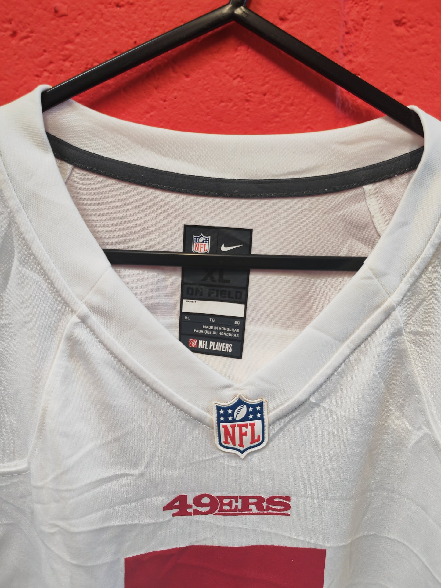 Nike San Francisco 49ers NFL Jersey, #7 Kaepernick, White, Size XL