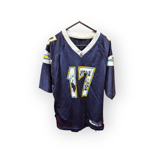 Youth Reebok Los Angeles/San Diego Chargers NFL Jersey, #17 Rivers, Navy, YXL