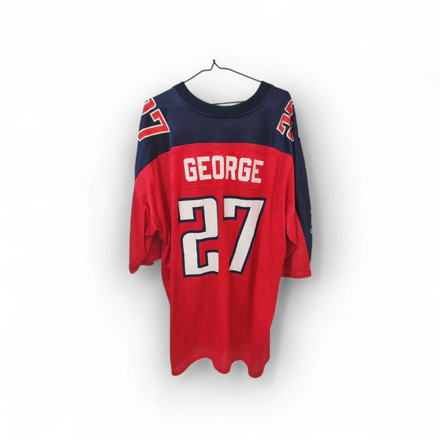 Reebok Tennessee Titans NFL Jersey, #27 George, Red, Size XXL