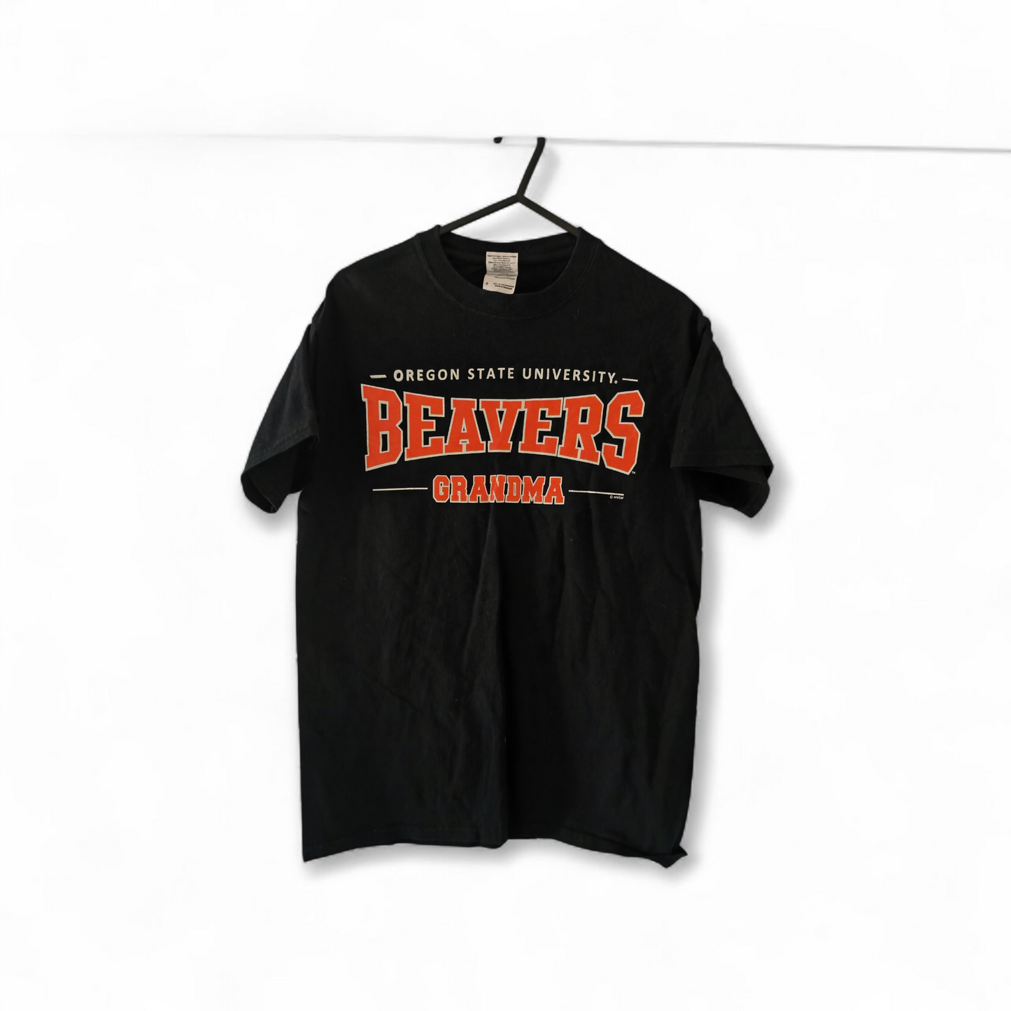 Gildan Oregon State Beavers 'Grandma' NCAA Short Sleeve T Shirt, Black, Size Small