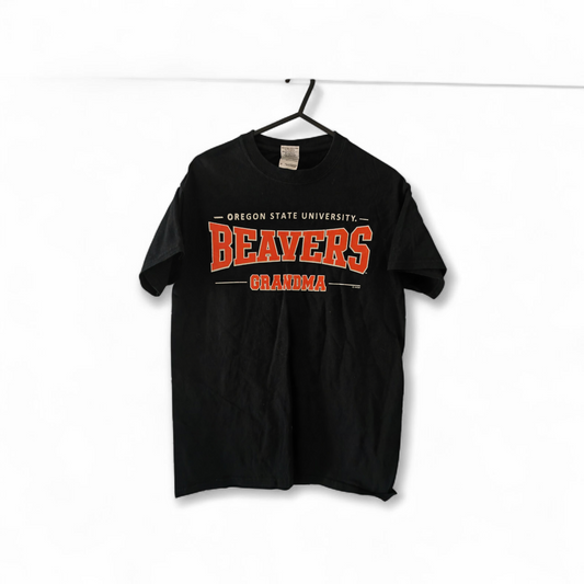 Gildan Oregon State Beavers 'Grandma' NCAA Short Sleeve T Shirt, Black, Size Small