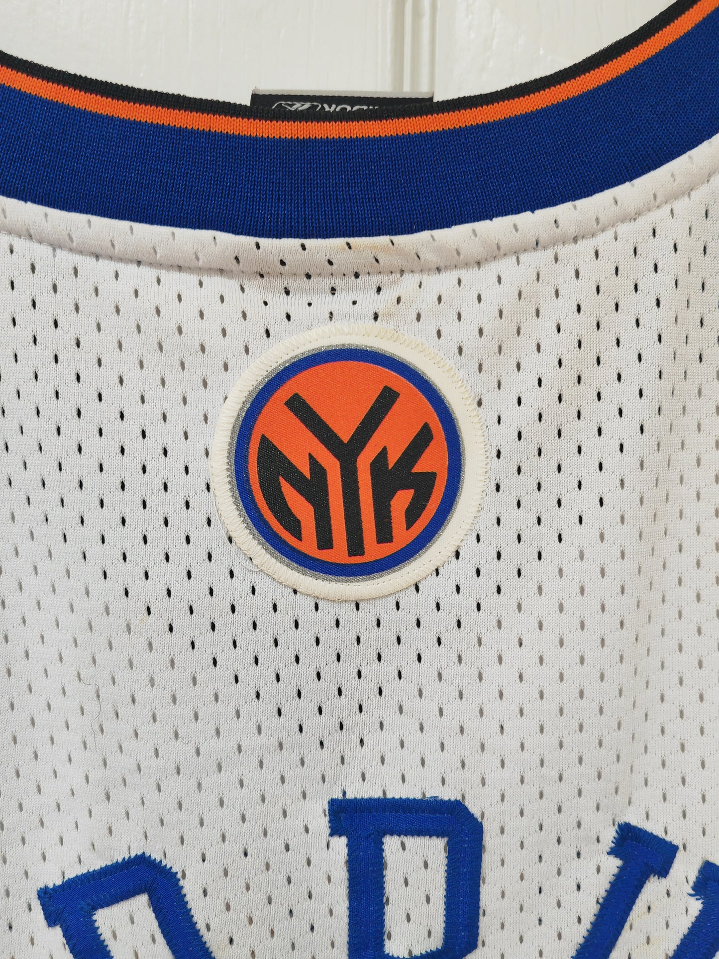 Reebok New York Knicks NBA Jersey, #3 Marbury, White, Size Large +2 Length