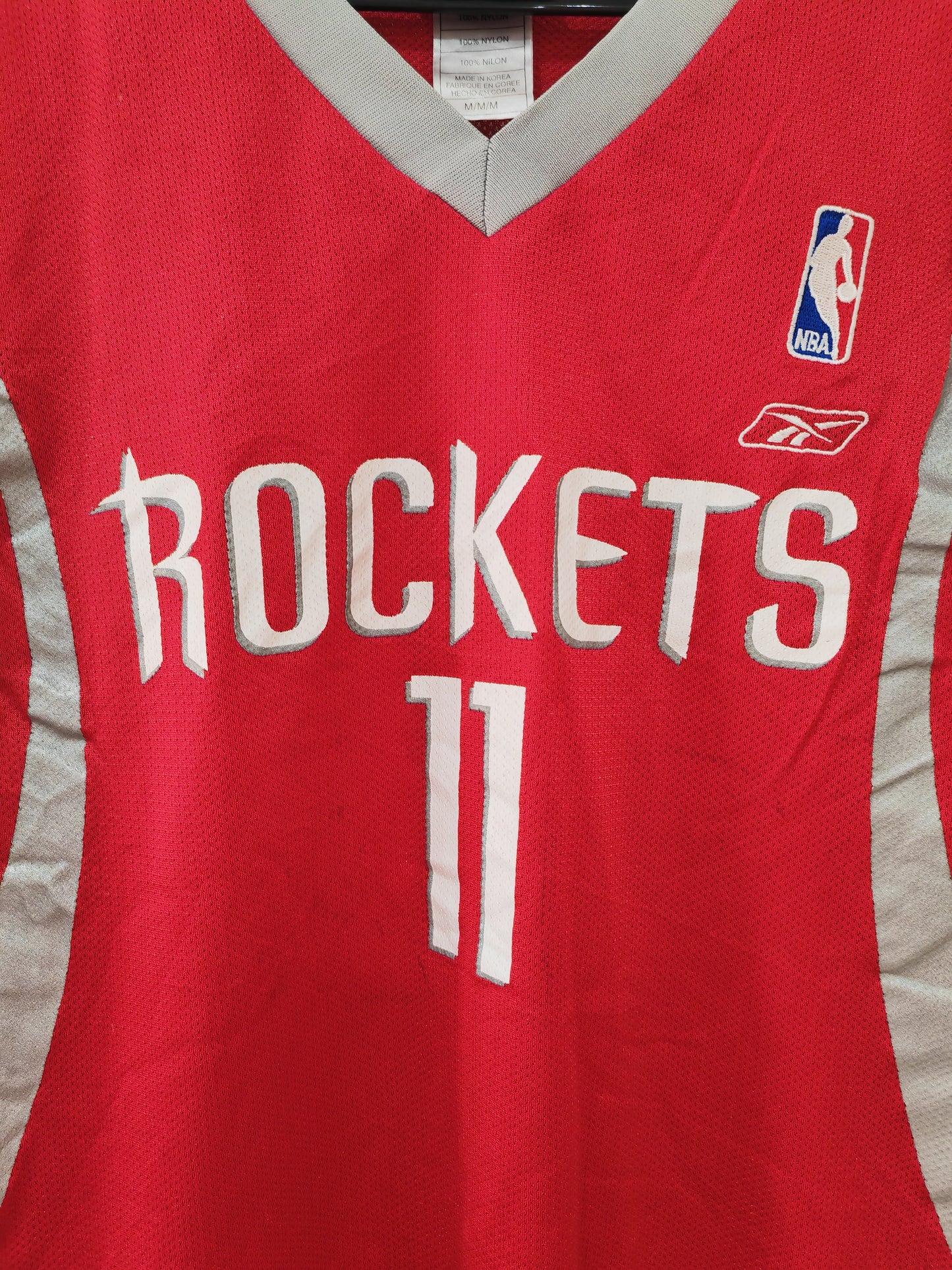 Reebok Houston Rockets NBA Jersey, #11 Yao, Red, Size Medium