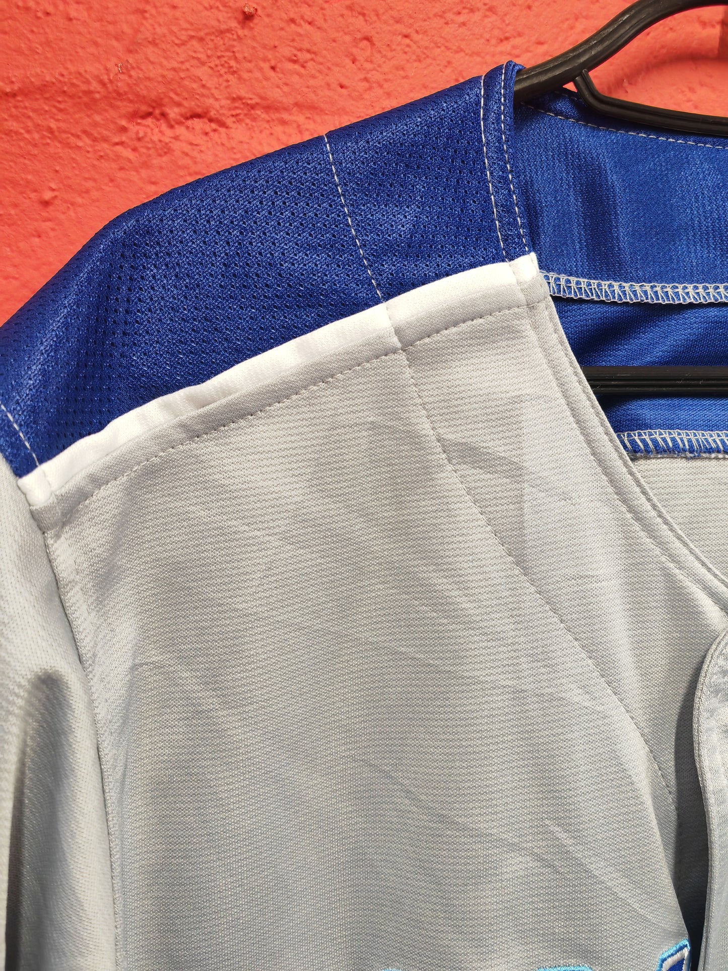 MLB Dynasty Series Kansas City Royals Jersey, Grey/Blue, Size Large
