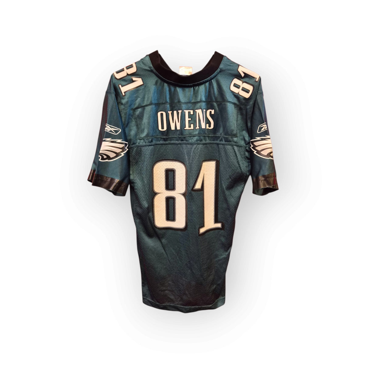 Youth Reebok Philadelphia Eagles NFL Jersey, #81 Owens, Green, Size YL