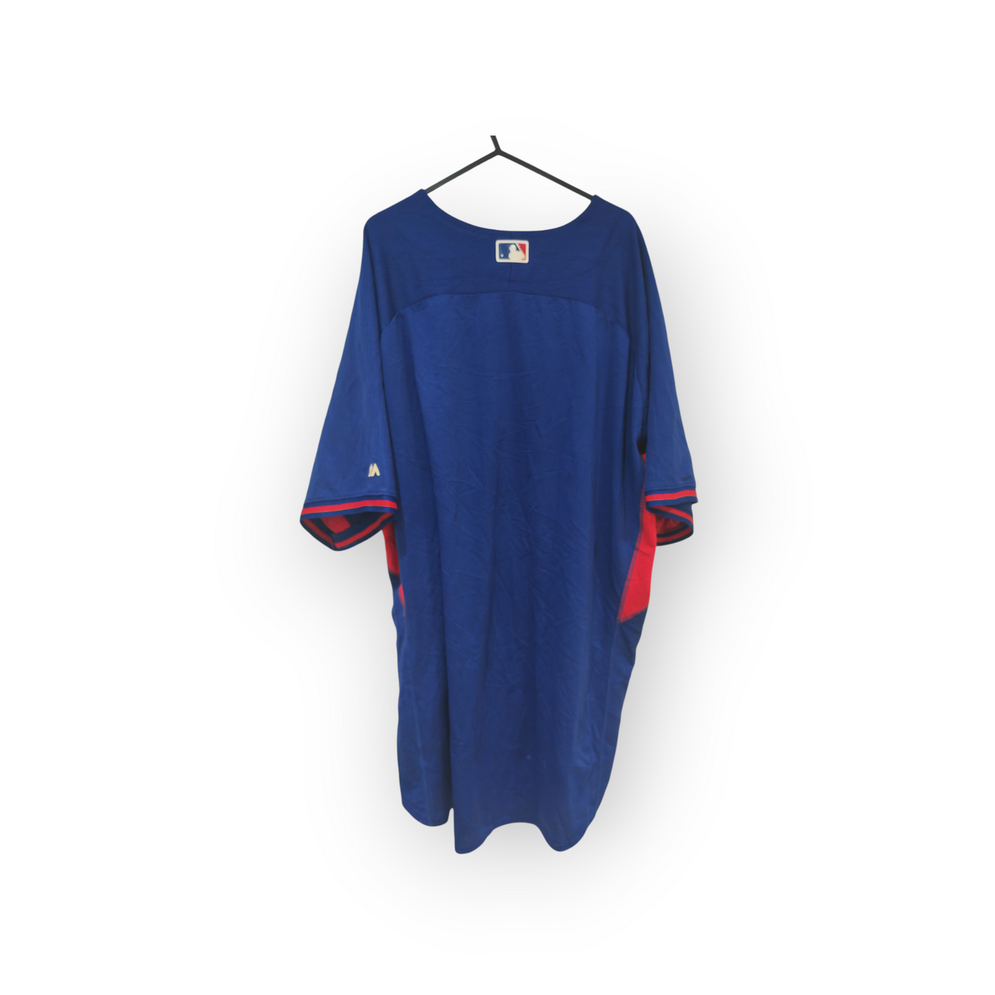 Majestic Texas Rangers MLB Baseball Jersey, Blue, Size 52/XL