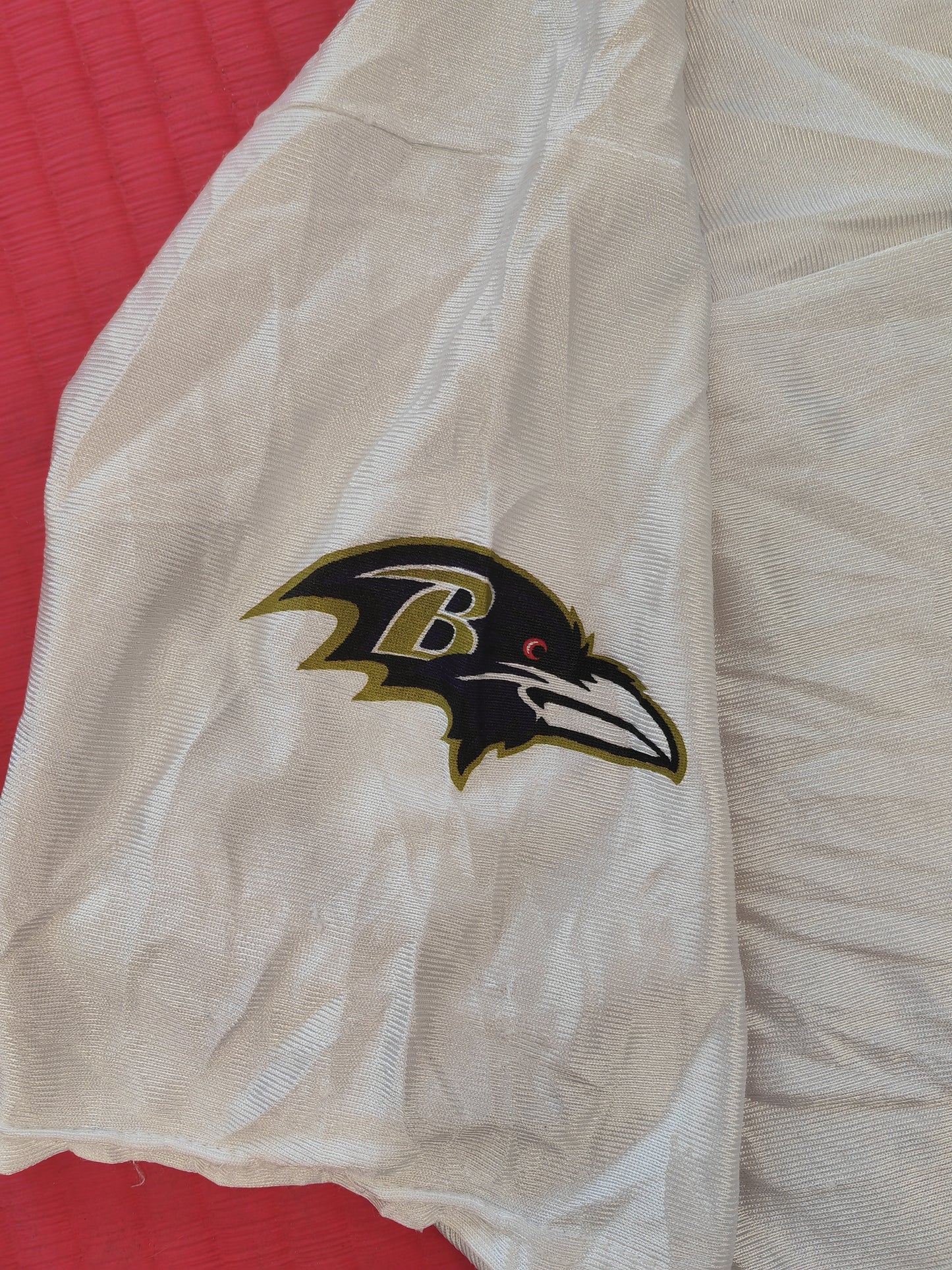 NFL Apparel Baltimore Ravens Jersey, #5 Flacco, White, Size XXL