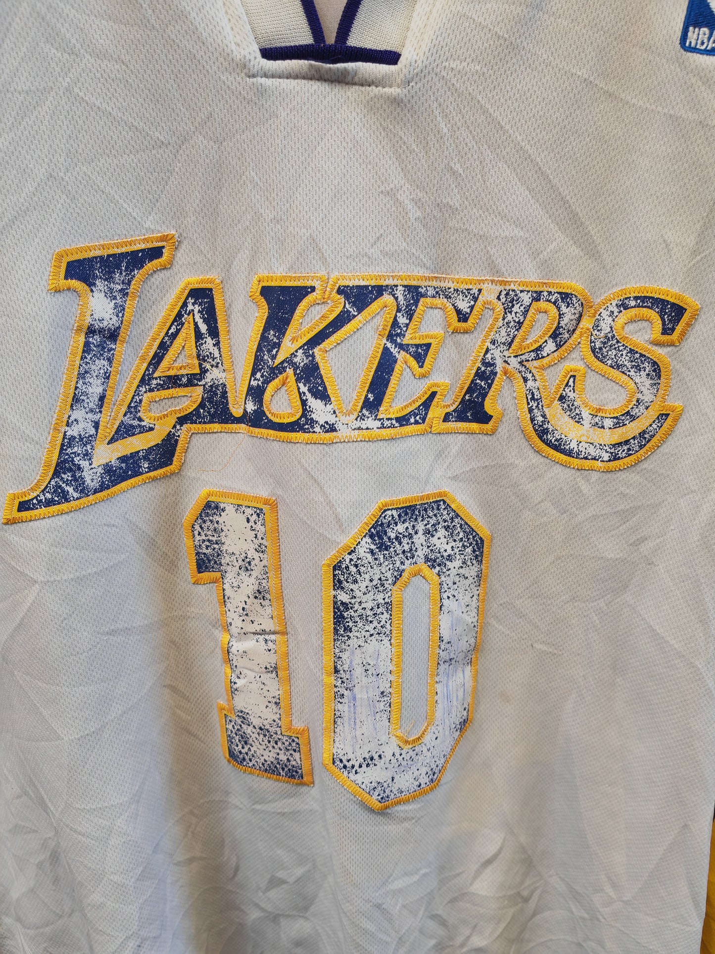Adidas Los Angeles Lakers NBA Jersey, #10 Nash, White, Size XL