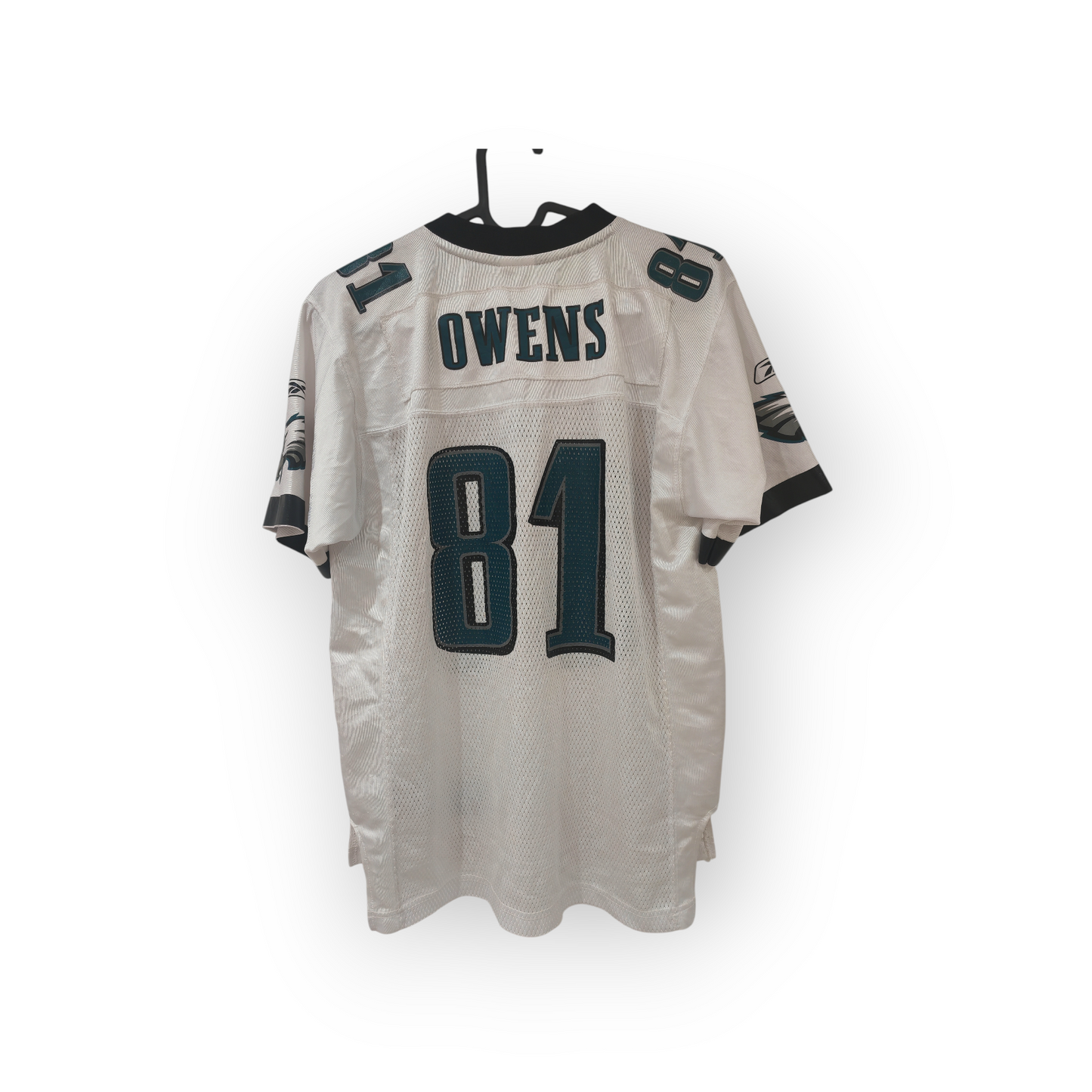 Youth Reebok Philadelphia Eagles NFL Jersey, #81 Owens, White, Size YL