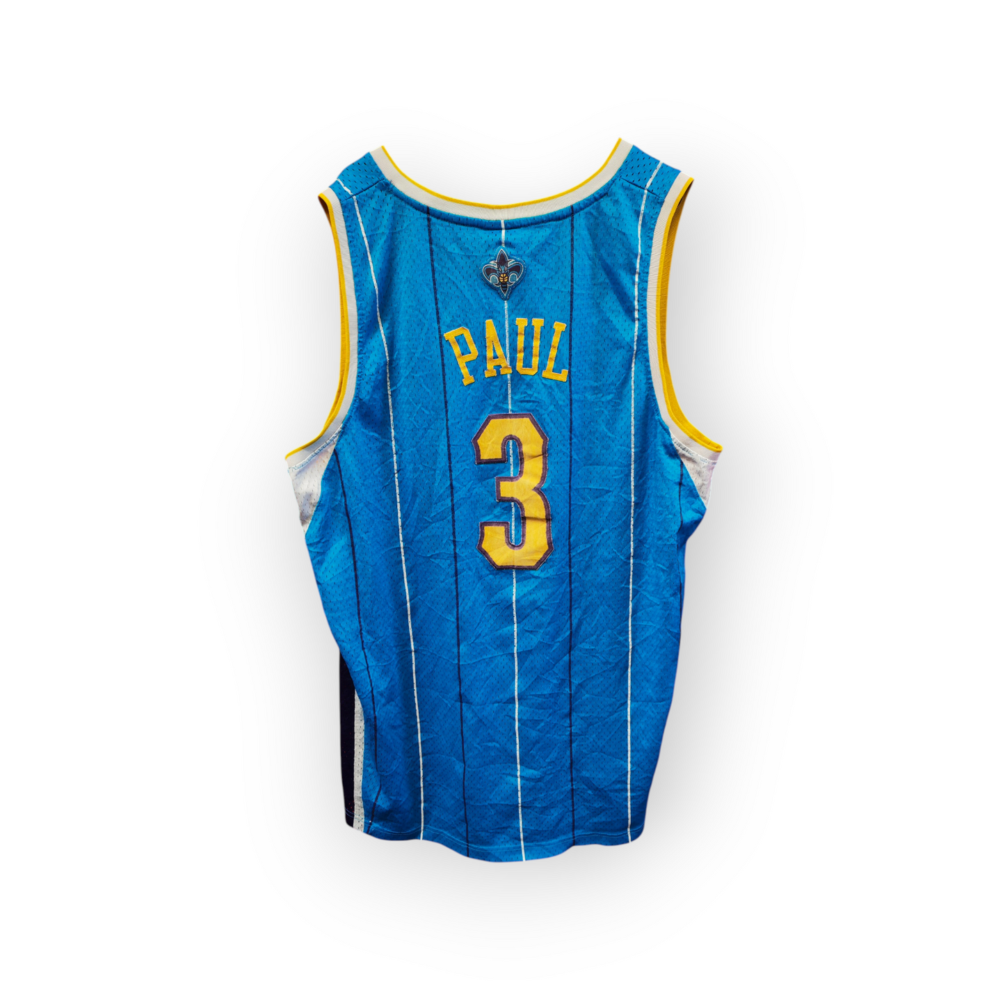 Adidas New Orleans Hornets NBA Jersey, #3 Paul, Blue, Size XL+2 Length