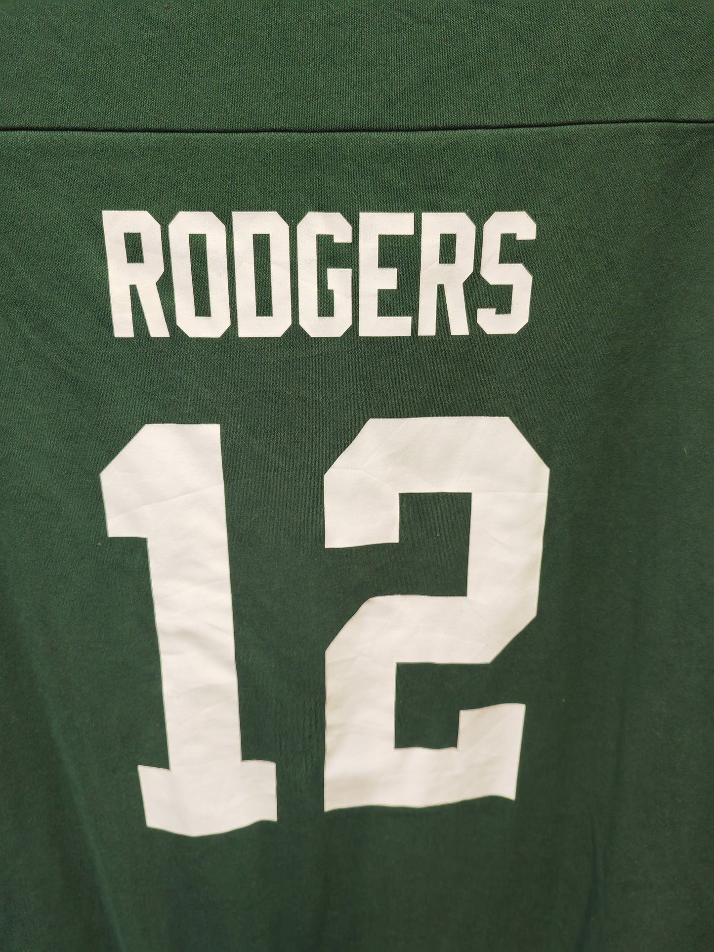 Women's Majestic Green Bay Packers NFL Jersey, #12 Rodgers, Green, Size XXL