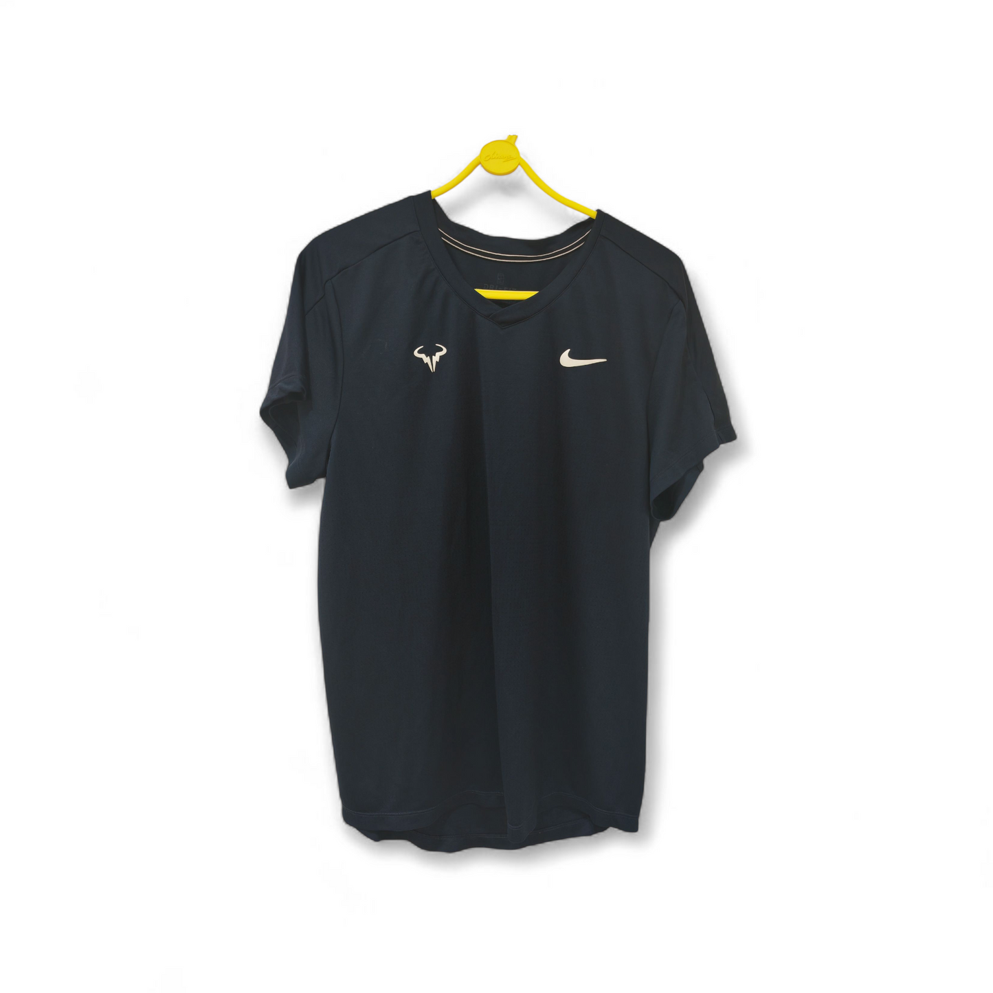 Women's Nike Nadal T Shirt, Navy Blue, Size Large