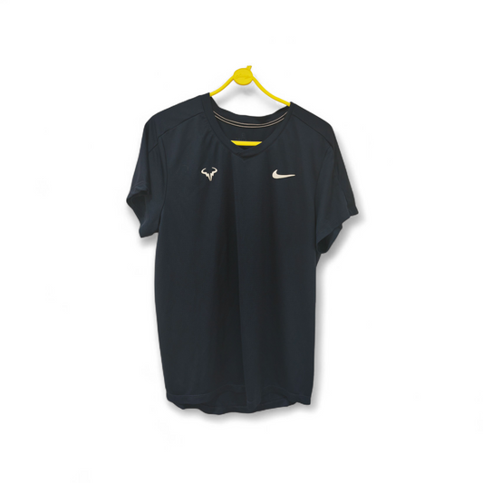 Women's Nike Nadal T Shirt, Navy Blue, Size Large