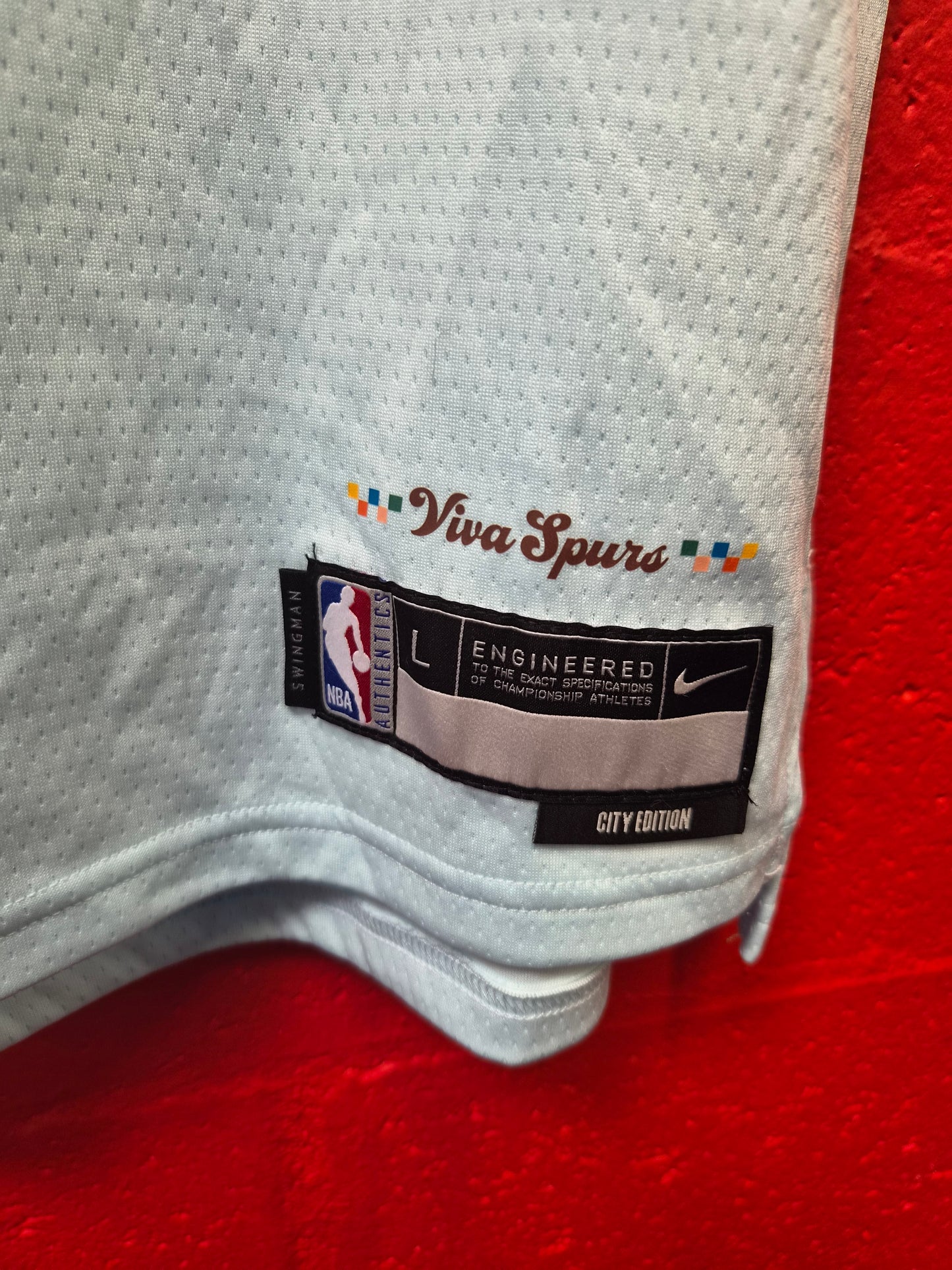 Youth Nike San Antonio Spurs NBA City Edition Jersey, #1 Wembanyama, Size YL