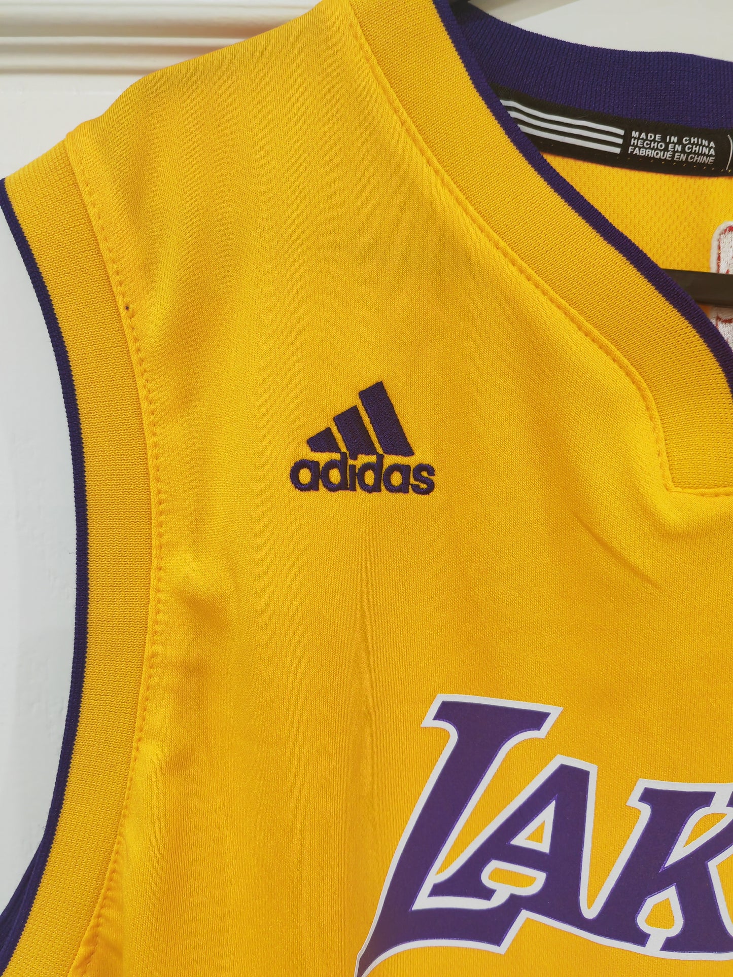 Youth Adidas Los Angeles Lakers NBA Jersey, #14 Ingram, Yellow, Size YL