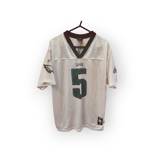 Youth Reebok Philadelphia Eagles NFL Jersey, #5 McNabb, White, Size YXL