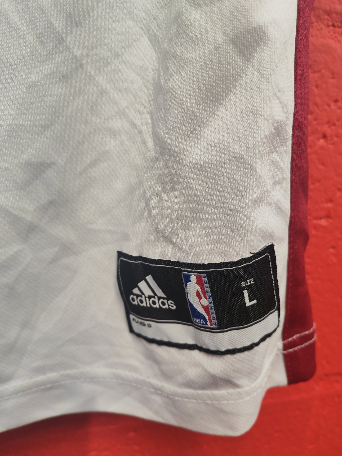 Youth Adidas Miami Heat NBA Jersey, #3 Wade, White, Size YL