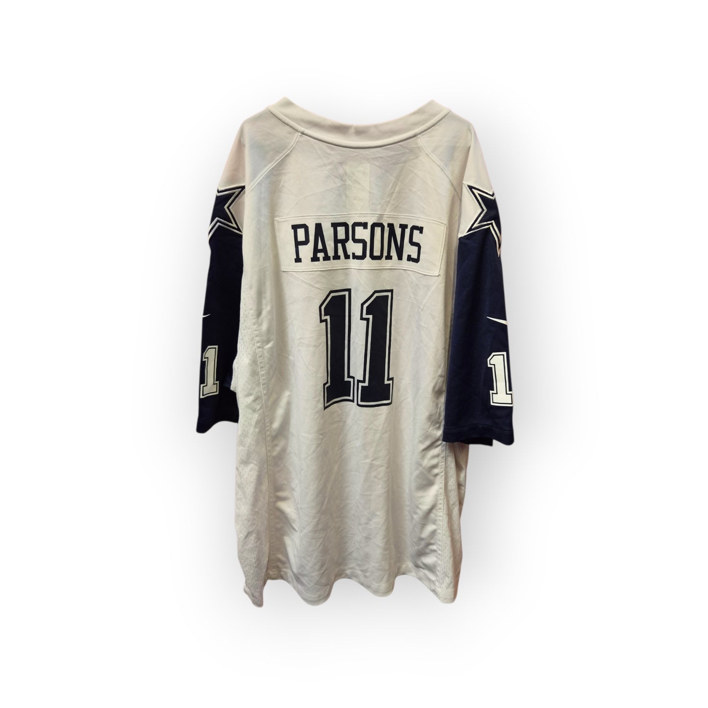 Nike Dallas Cowboys NFL Jersey, #11 Parsons, White/Navy, Size XXXL