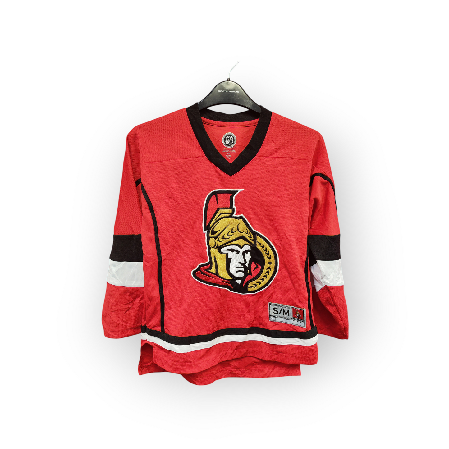 Youth NHL Ottawa Senators Hockey Jersey, Red, Size S/M
