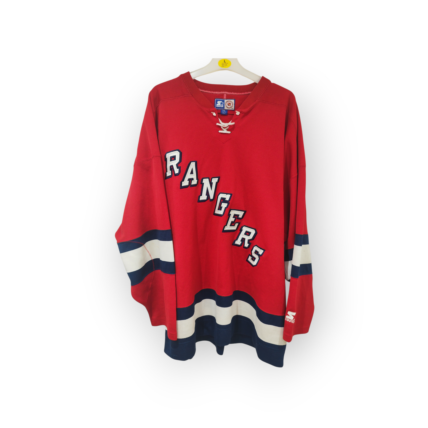 Starter New York Rangers Ice Hockey Jersey, Rare, Red, Size XXL