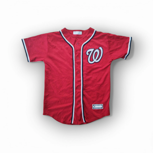 Youth Majestic Washington Nationals MLB Baseball Jersey, #31 Scherzer, Size YM