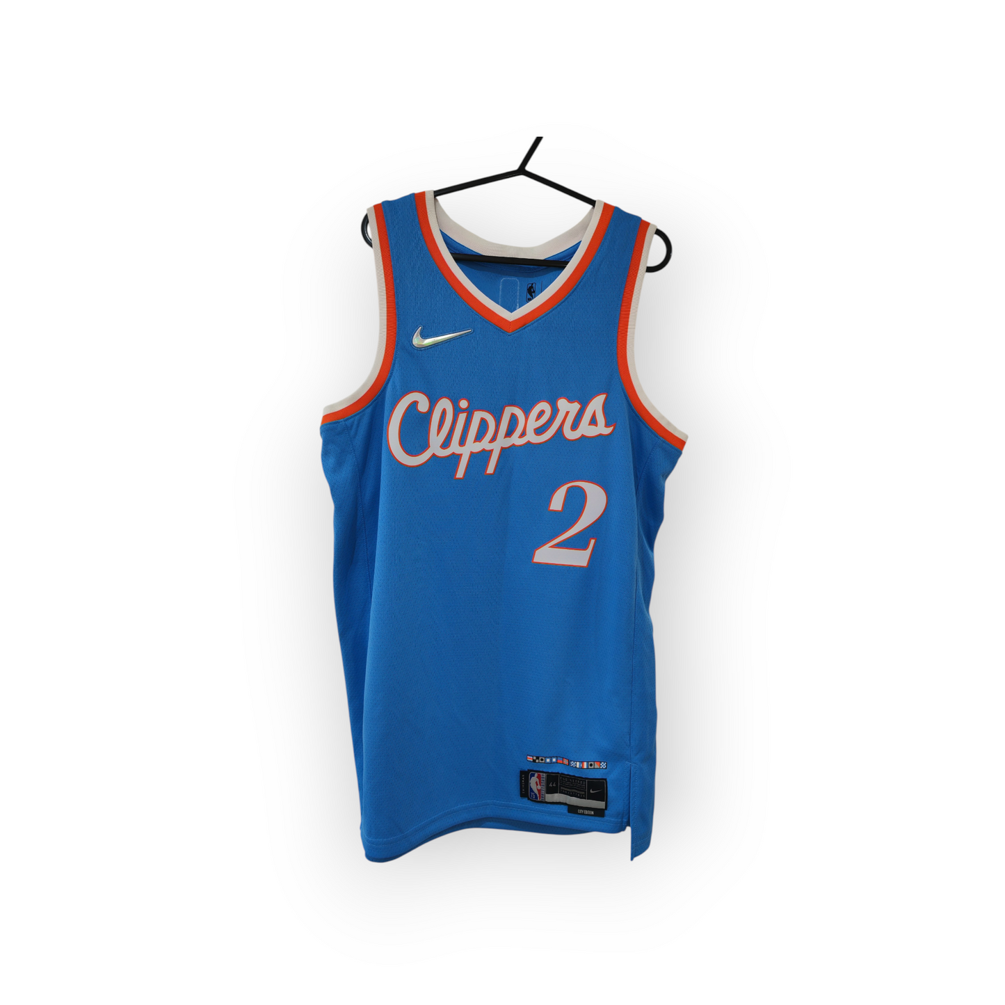 Nike Los Angeles Clippers NBA City Edition Jersey, #2 Leonard, Blue, Size Medium
