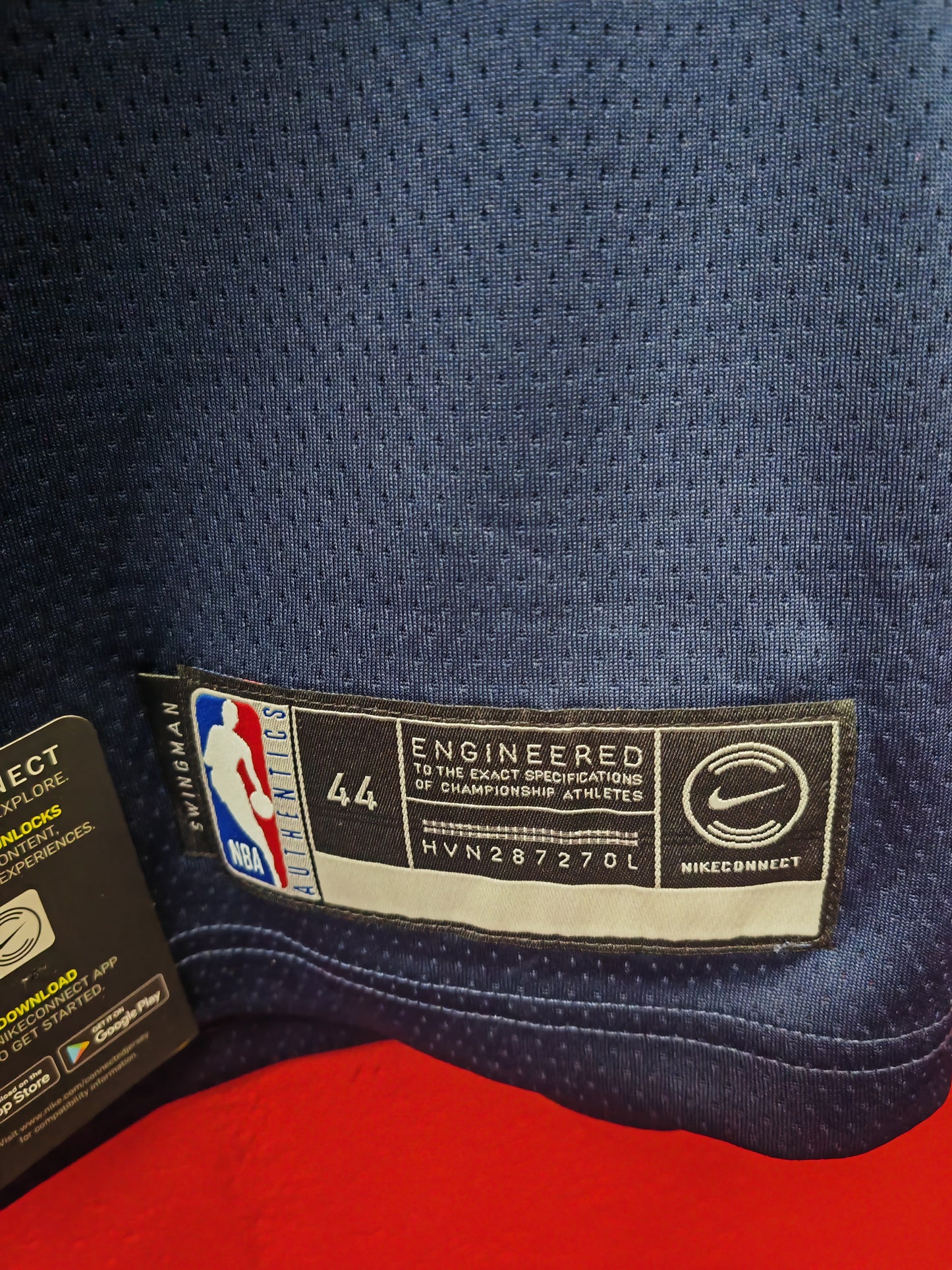 Nike New Orleans Pelicans NBA Jersey, #1 Williamson, Navy Blue, Size Medium