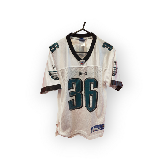 Youth Reebok Philadelphia Eagles NFL Jersey, #36 Westbrook, White, Size YL 14-16