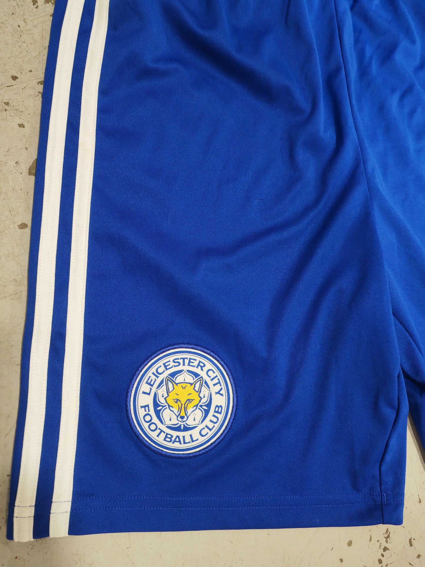 Youth Adidas Leicester City FC Home Shorts, Blue, Size 13-14 Years