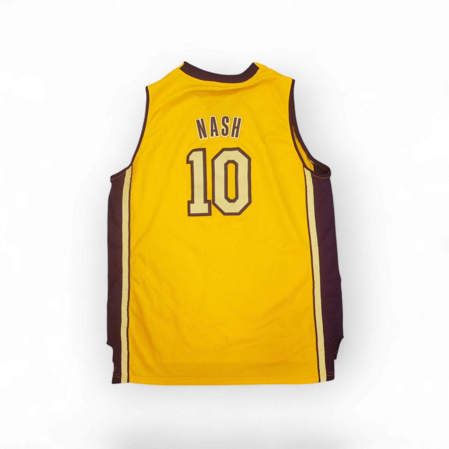 Youth Adidas Los Angeles Lakers NBA Jersey, #10 Nash, Yellow, Size YXL