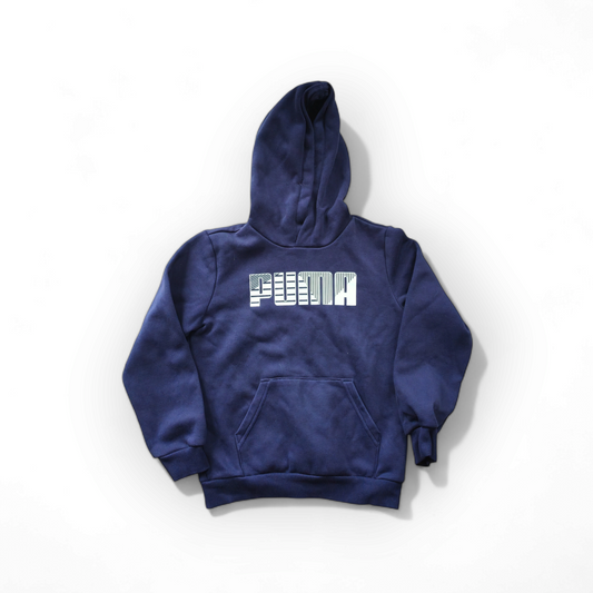 Youth Puma Pullover Hoodie, Navy Blue, Size 9-10 Years