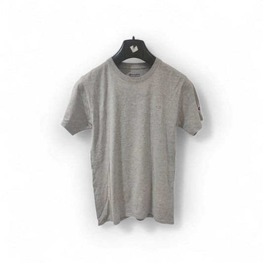 Champion Plain Short Sleeve T Shirt, Grey, Size S