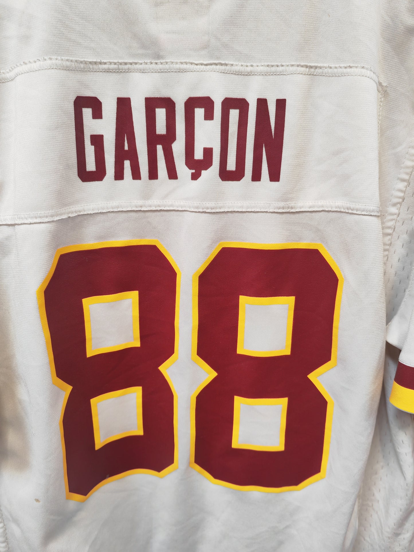 Youth Nike Washington Redskins/Commanders NFL Jersey, #88 Garcon, White, Size YL