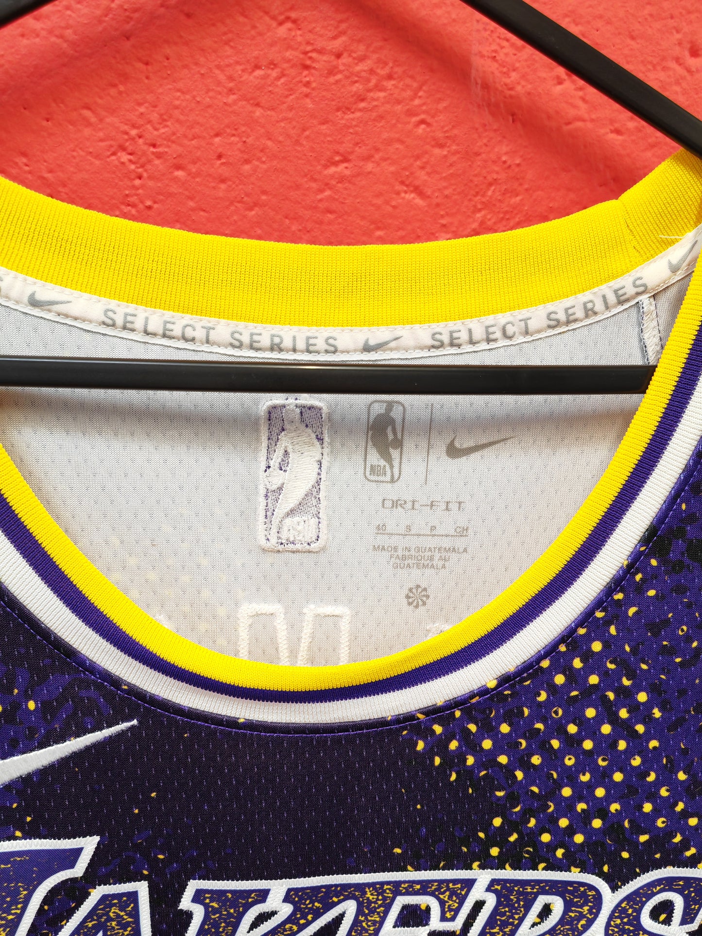 Nike Los Angeles Lakers Select Series NBA Jersey, #23 James, Purple, Size Small