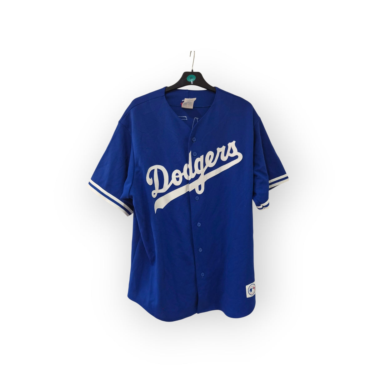Majestic Los Angeles Dodgers MLB Baseball Jersey, #31 Piazza, Blue, Size XL