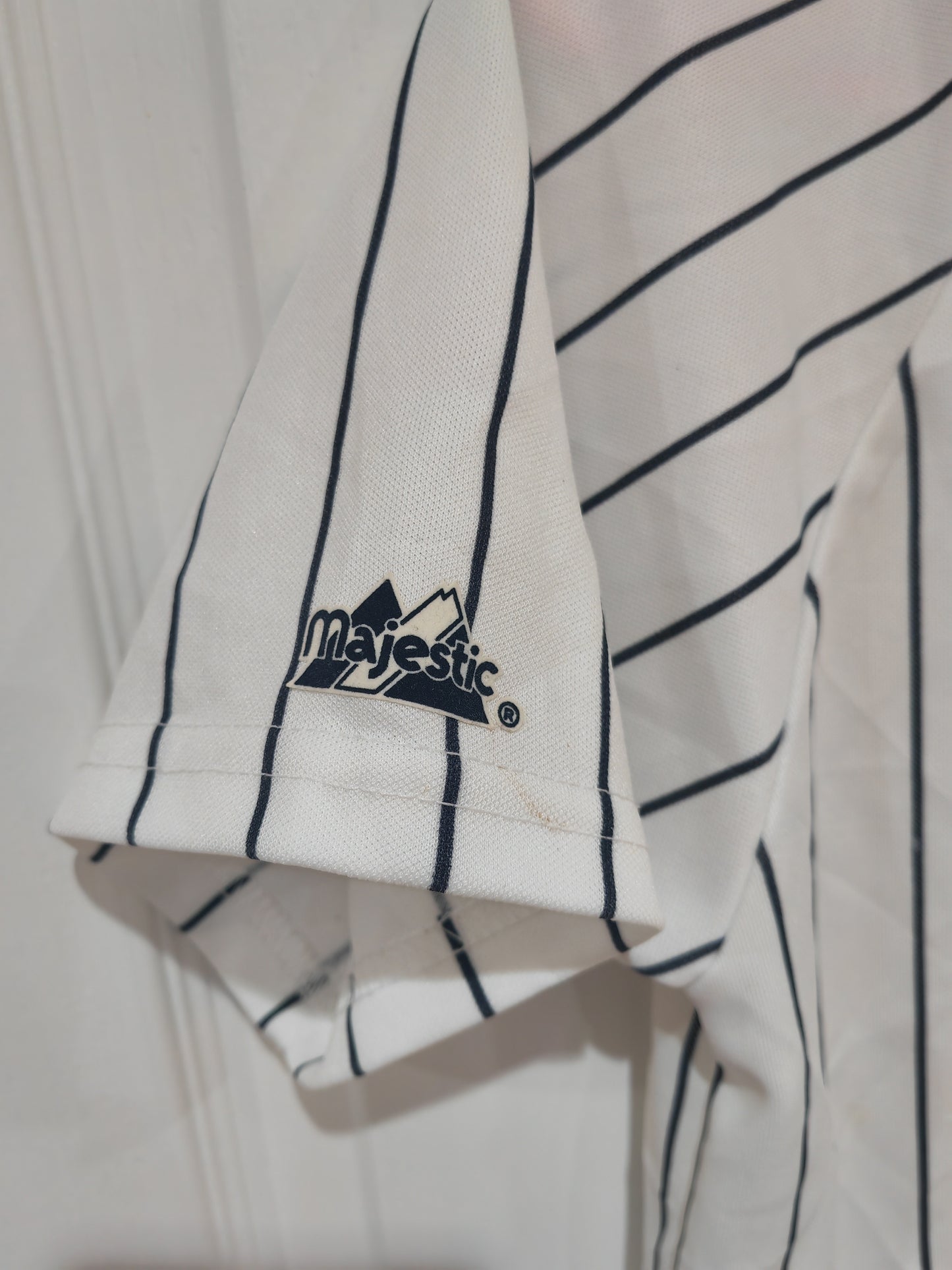 Youth Majestic New York Yankees MLB Baseball Jersey, White, Size YM