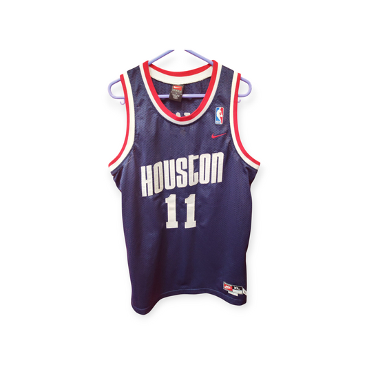 Youth Nike Houston Rockets NBA Jersey, #11 Yao, Navy Blue, Size Youth XL
