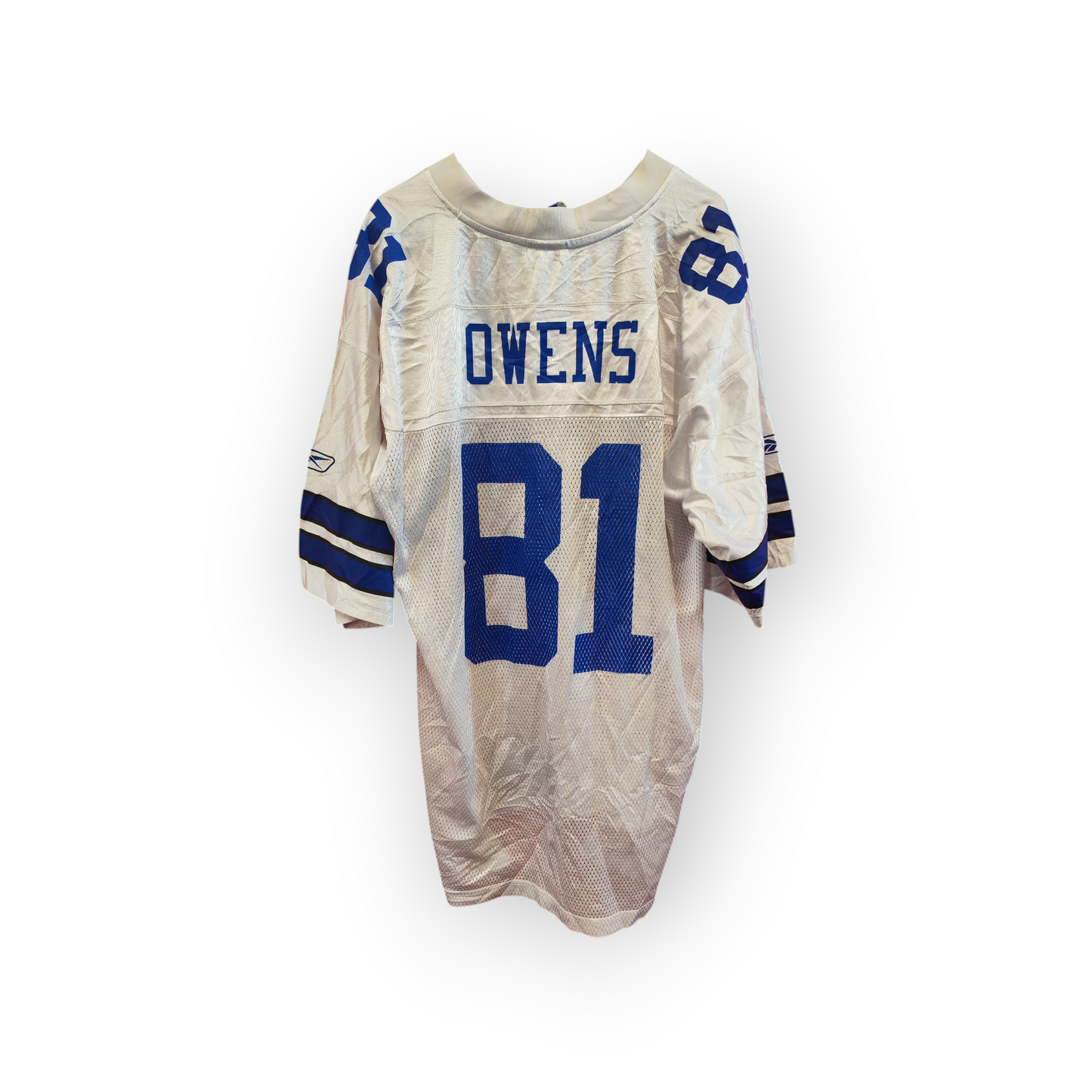 Reebok Dallas Cowboys NFL Jersey, #81 Owens, White, Size Large