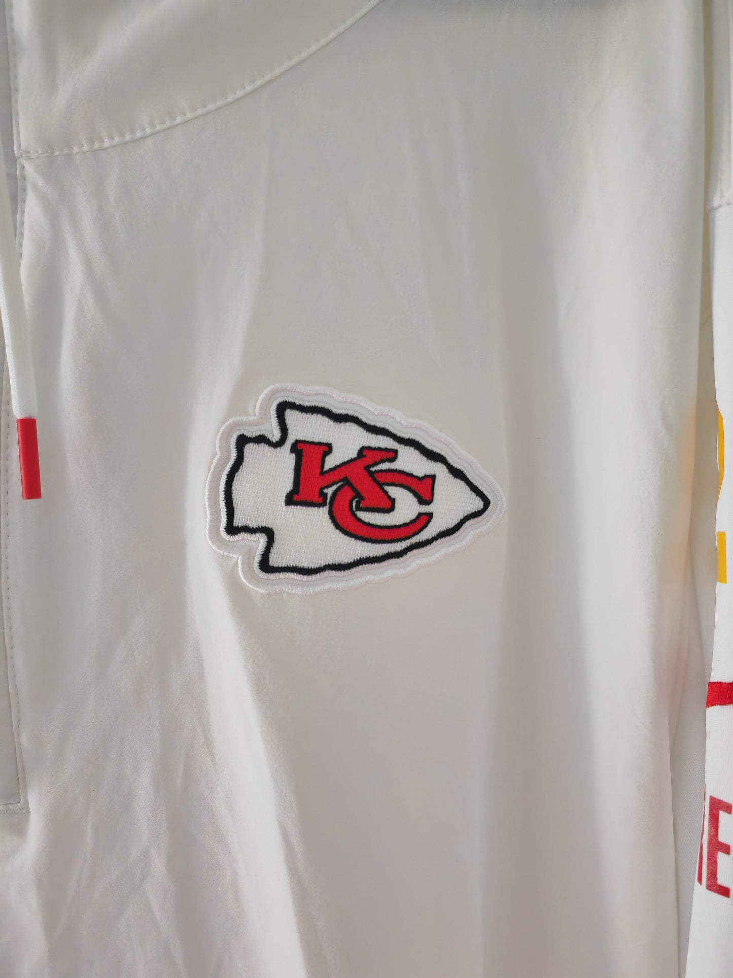 Nike Kansas City Chiefs Player Issue/Worn 1/4 Zip Hoodie, Justin Reid, Size XL