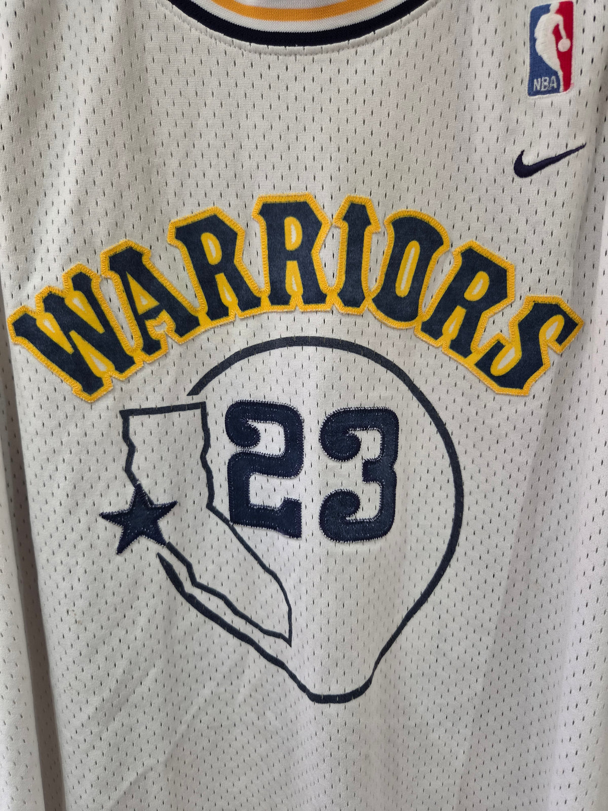 Nike Golden State Warriors NBA Jersey. #23 Richardson, White, Size XXXL+2 Length