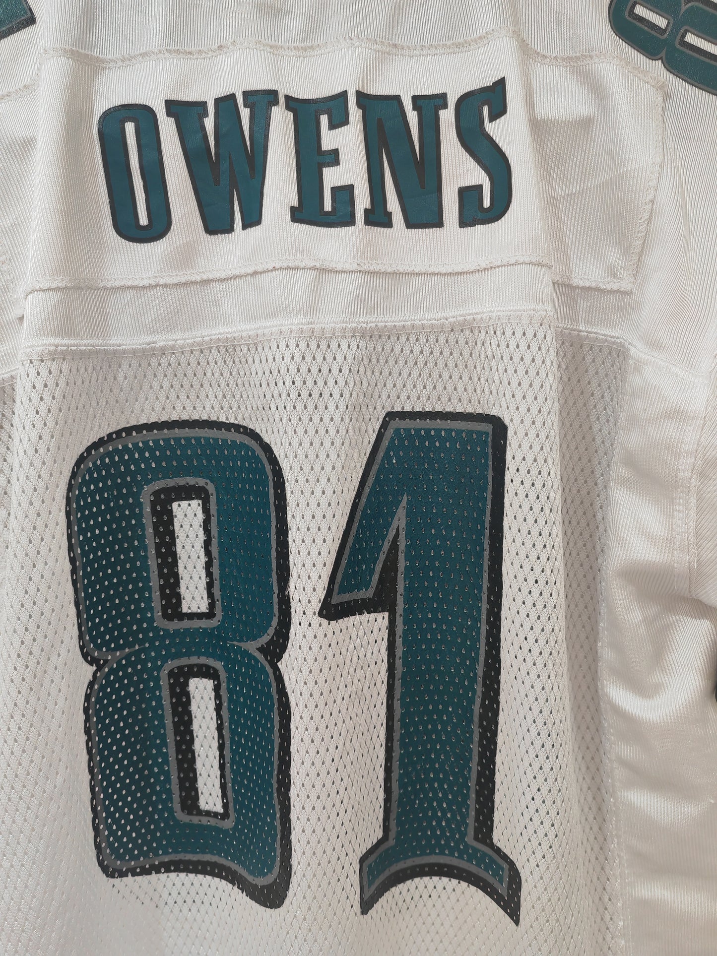 Youth Reebok Philadelphia Eagles NFL Jersey, #81 Owens, White, Size YL